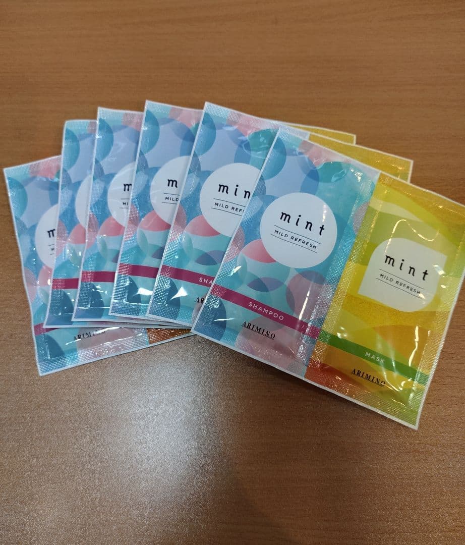 アリミノミントシャンプー＆トリートメント　6セット　試供品　サンプル — image 1