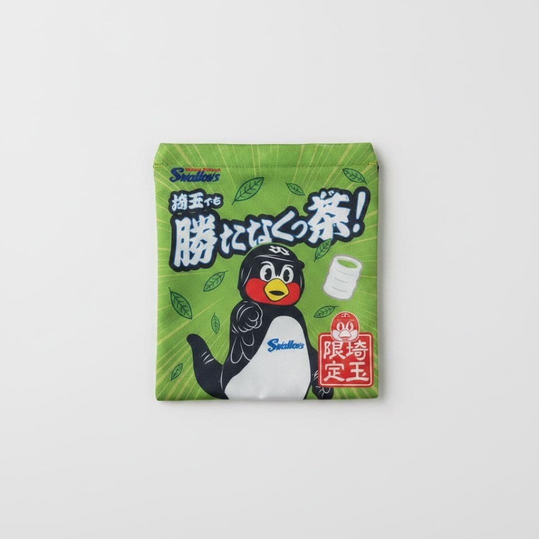 【未使用】東京ヤクルトスワローズ つば九郎 巾着 埼玉限定 応援グッズ — image 1