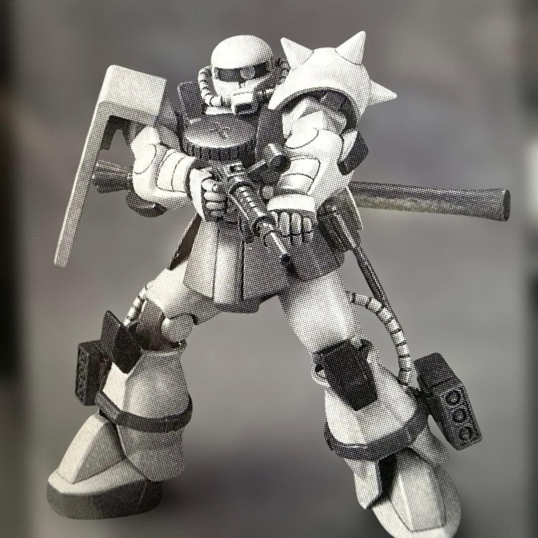 MS-06 量産型ザク バンダイホビーセンター専用エコプラ ダンボール梱包発送 — image 4
