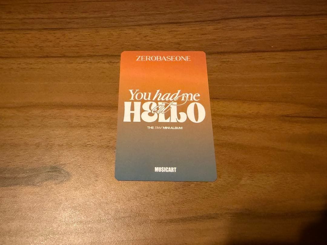 ZEROBASEONE You had me at HELLO トレカ — image 2