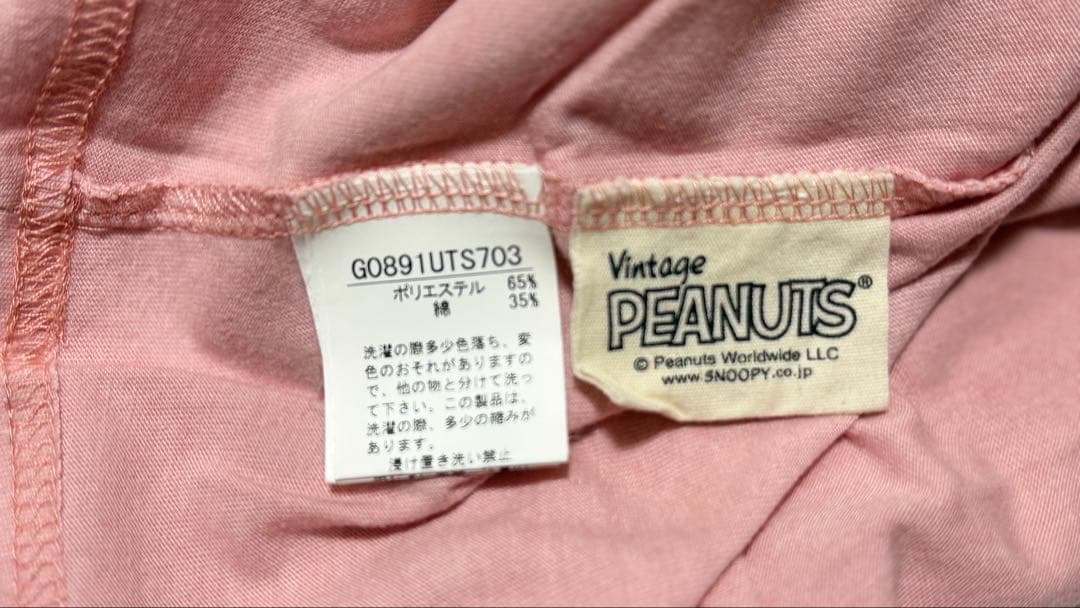 VOGUISH PEANUTS Tシャツ Lサイズ ピンク — image 4