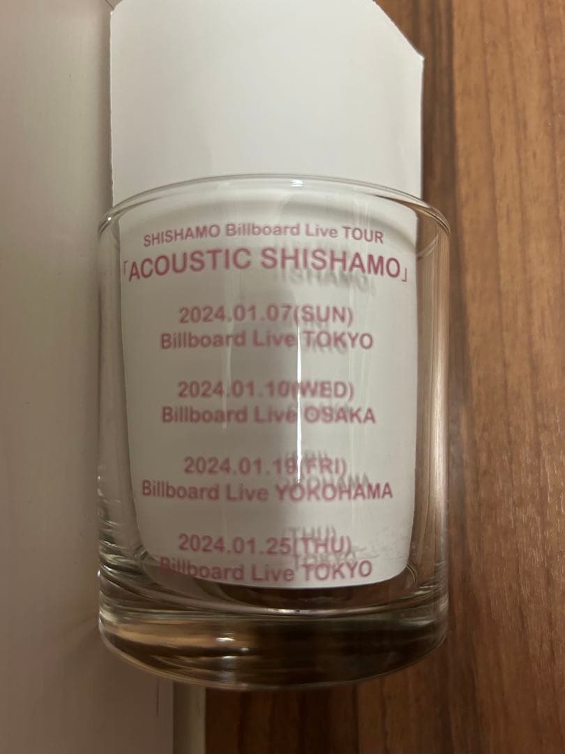 SHISHAMOグッズ　Billboard Acoustic Live コップ — image 4